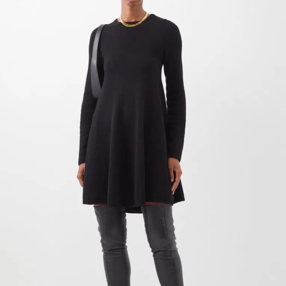 Khaite Fleurine 100% cashmere sweater dress size large